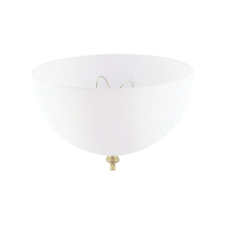 Westinghouse Westinghouse Dome White Acrylic Lamp Shade 1 pk 81494